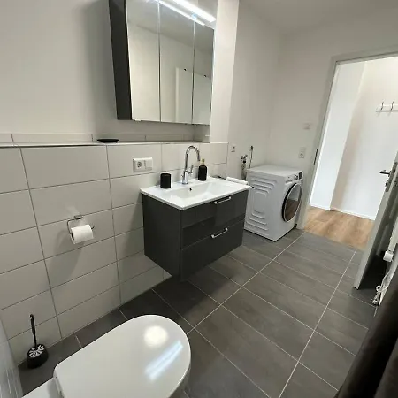 Suite4me - Balkon I Kueche I Waschmaschine I Mainz-kostheim Lägenhet *