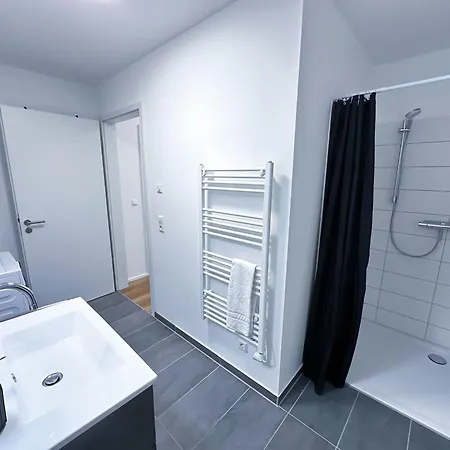 Suite4me - Balkon I Kueche I Waschmaschine I Mainz-kostheim Lägenhet *
