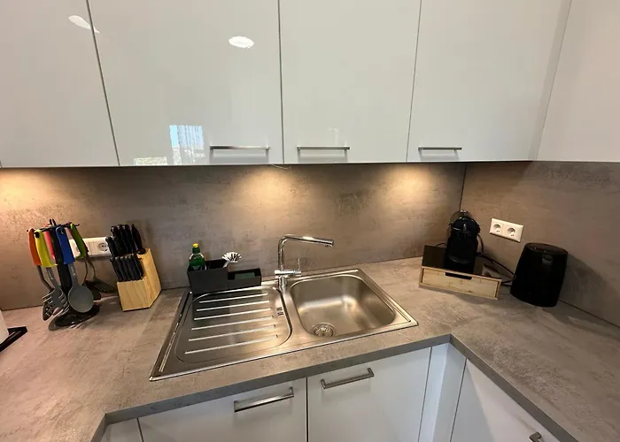 Apartman Suite4me - Balkon I Kueche I Waschmaschine I Mainz-kostheim Wiesbaden